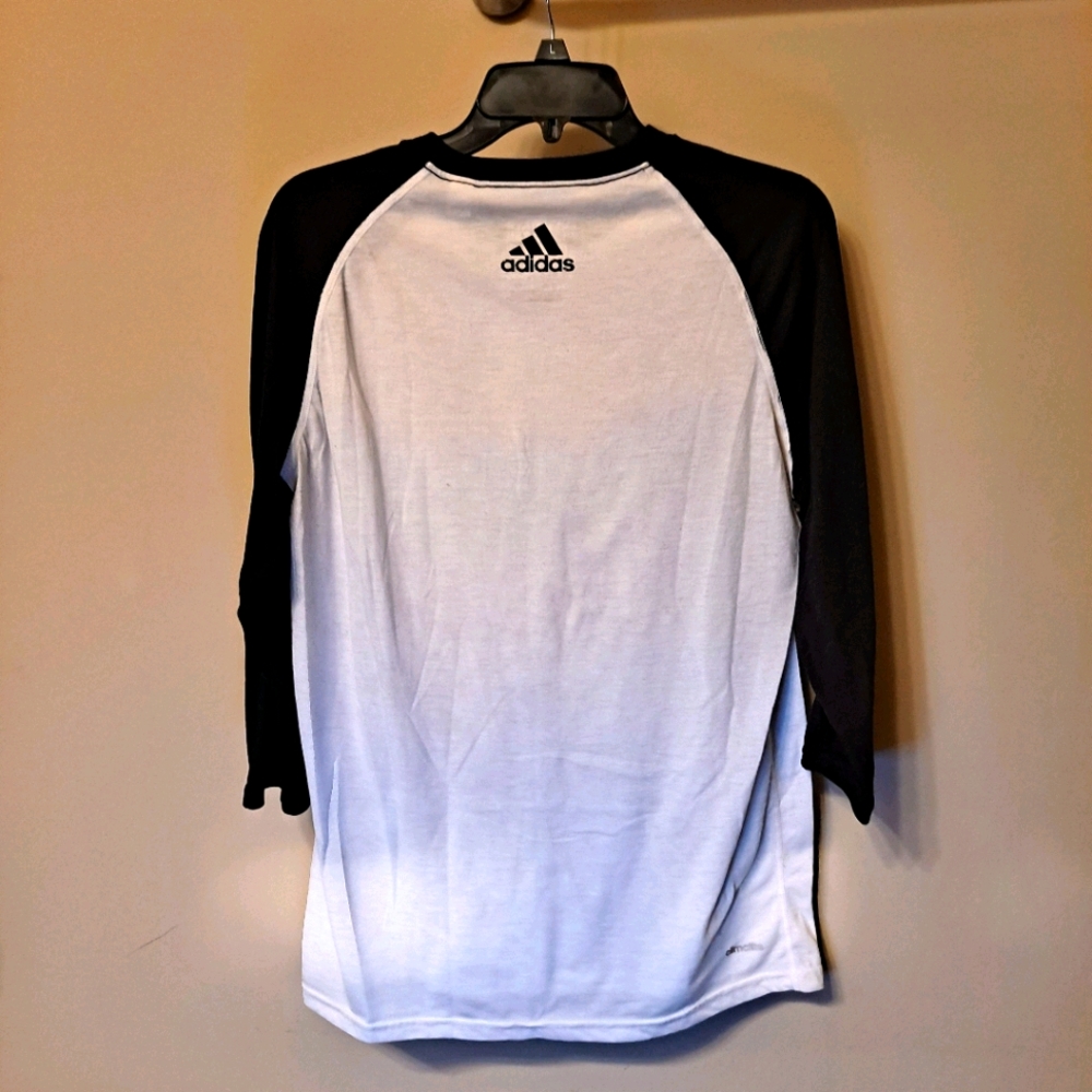 🏷 LIKE NEW ADIDAS 3/4 CREW TEE Size MEDIUM